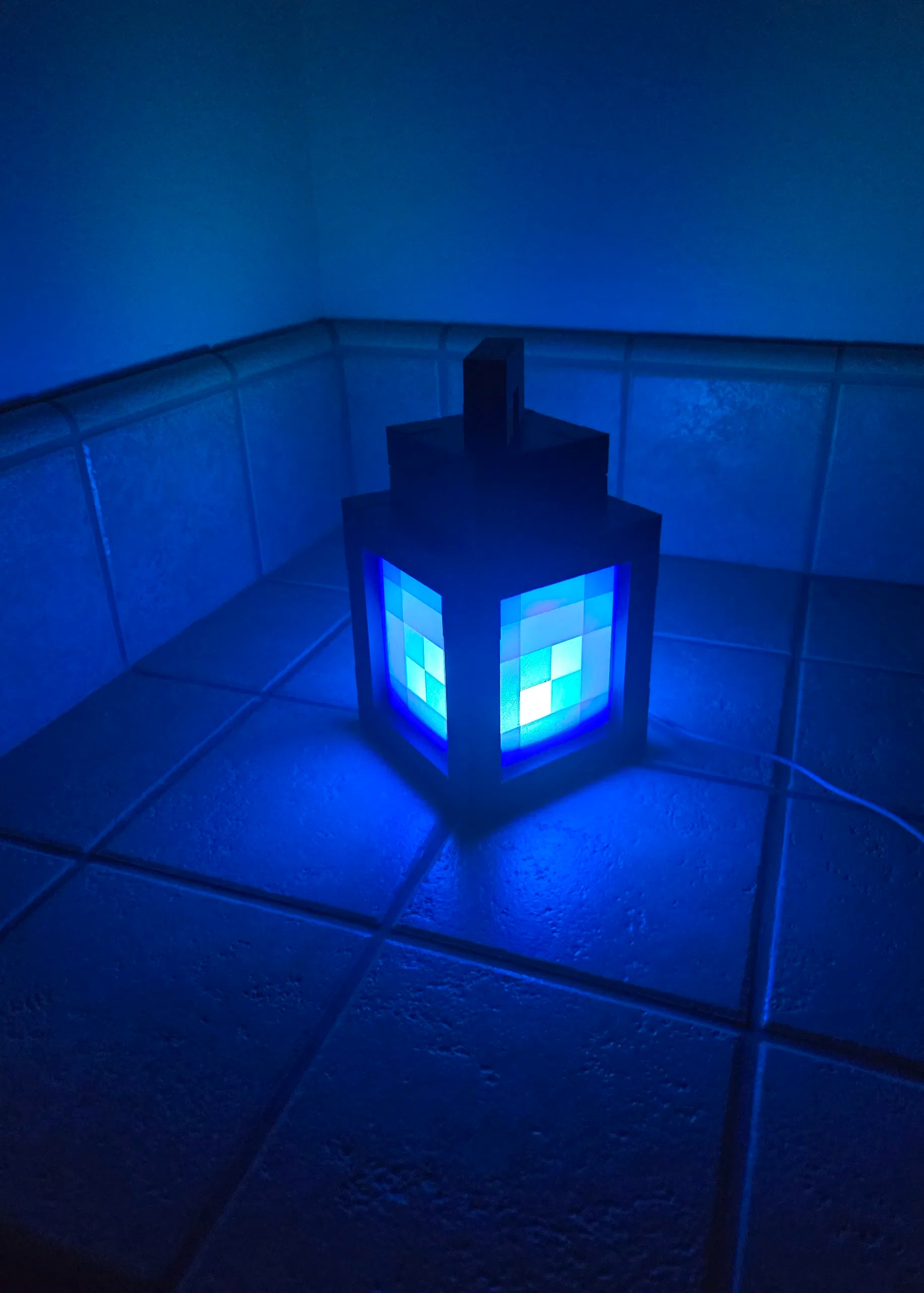 Large Minecraft RGB Lantern | app & remote