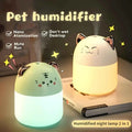 Cute Pet Humidifier 250ml — Cat Air Humidifier with Night Light