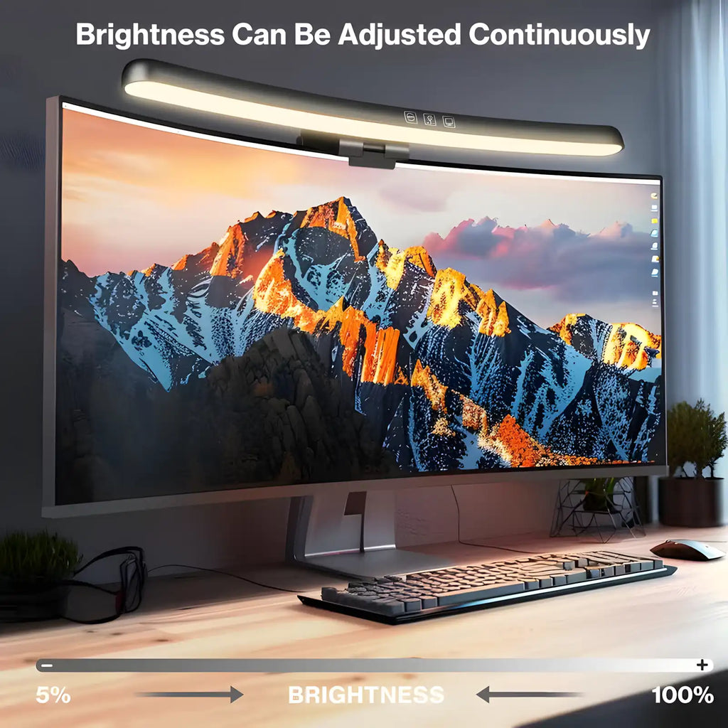 Monitor Light Bar — Anti-Glare Eye-Care Screen Lamp, Warm & Cool