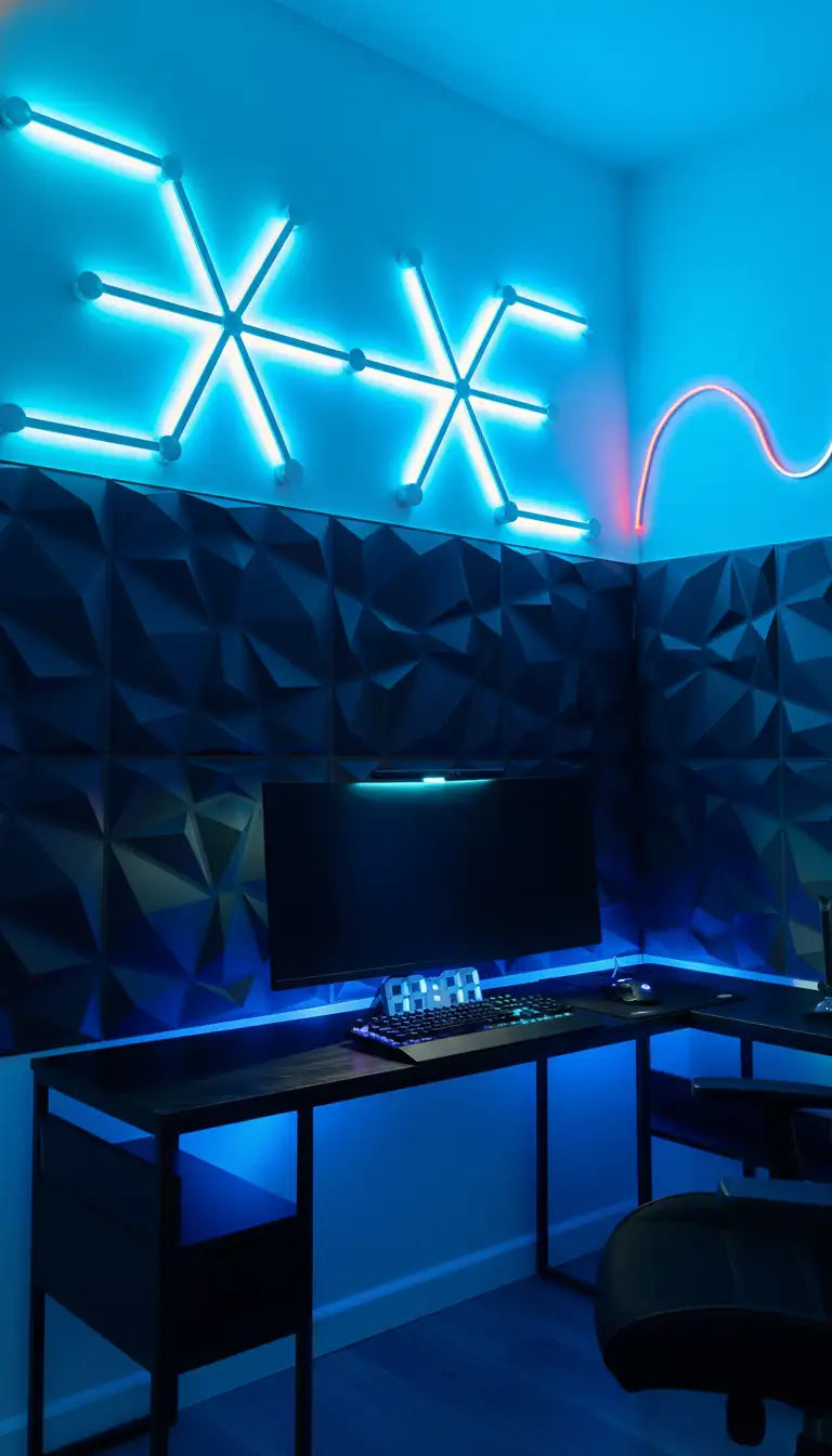 3D wall panel foam 50*50cm black