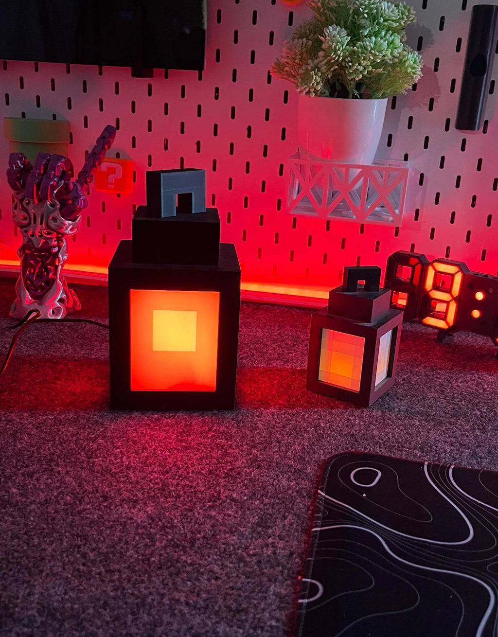 Large Minecraft RGB Lantern | app & remote