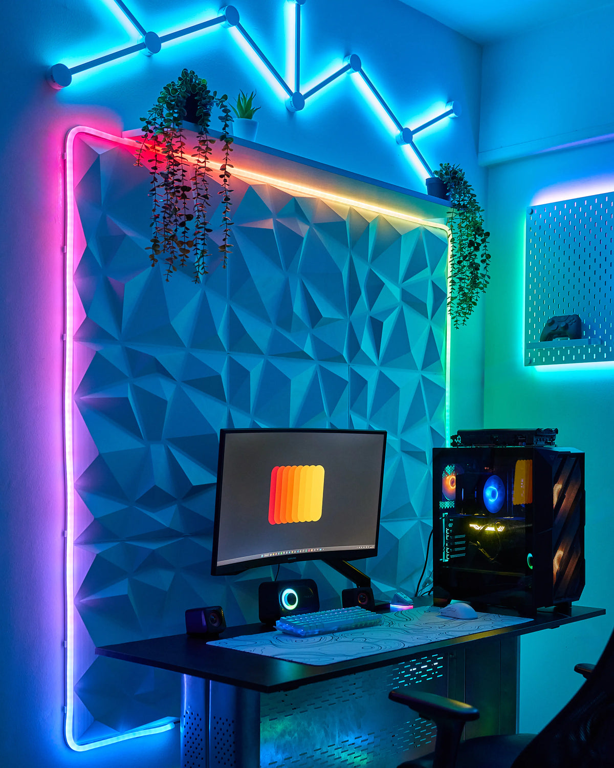 Smart Neon RGBIC Rope Light 5m — App, Voice & Music Control