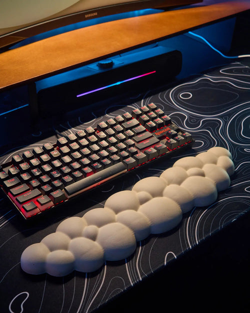 Cloud wrist pad kit for Keyboard & Mouse Coffee Gamer Store