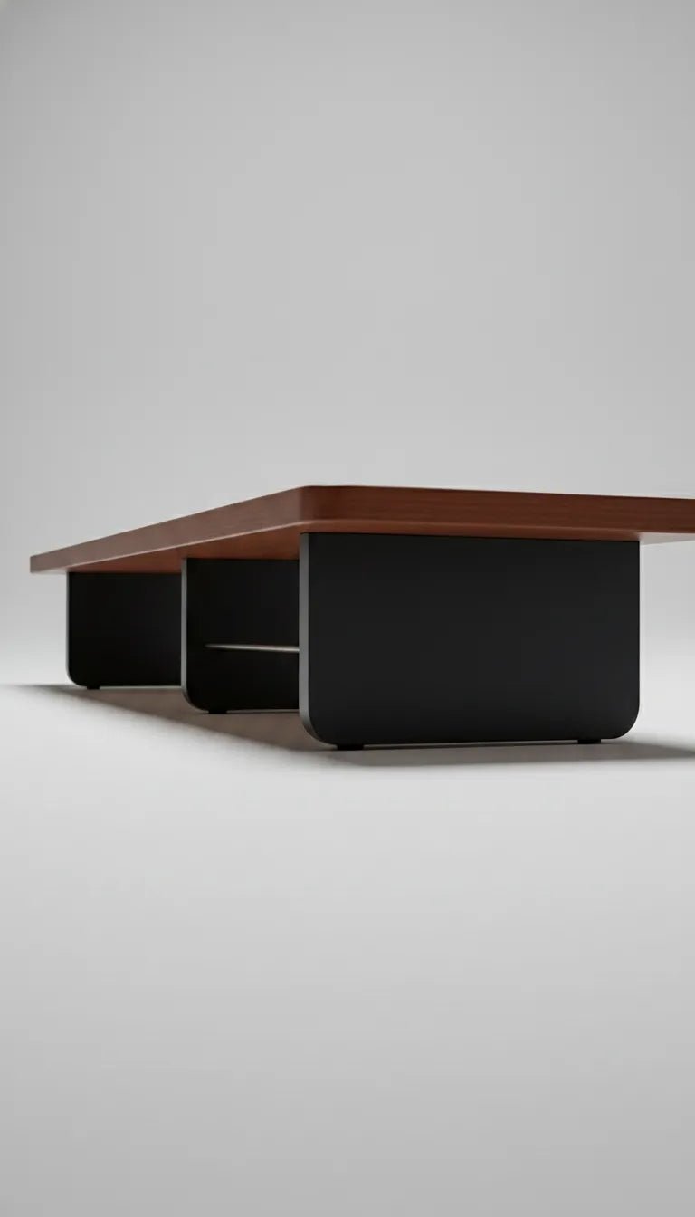 Desk Shelf Made of Natural wood - CoffeeGamerStore