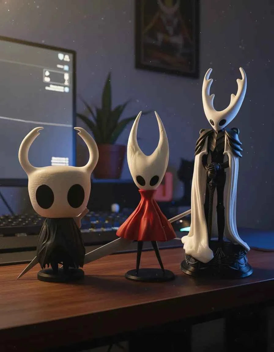 Knight, Hornet & Pure vessel