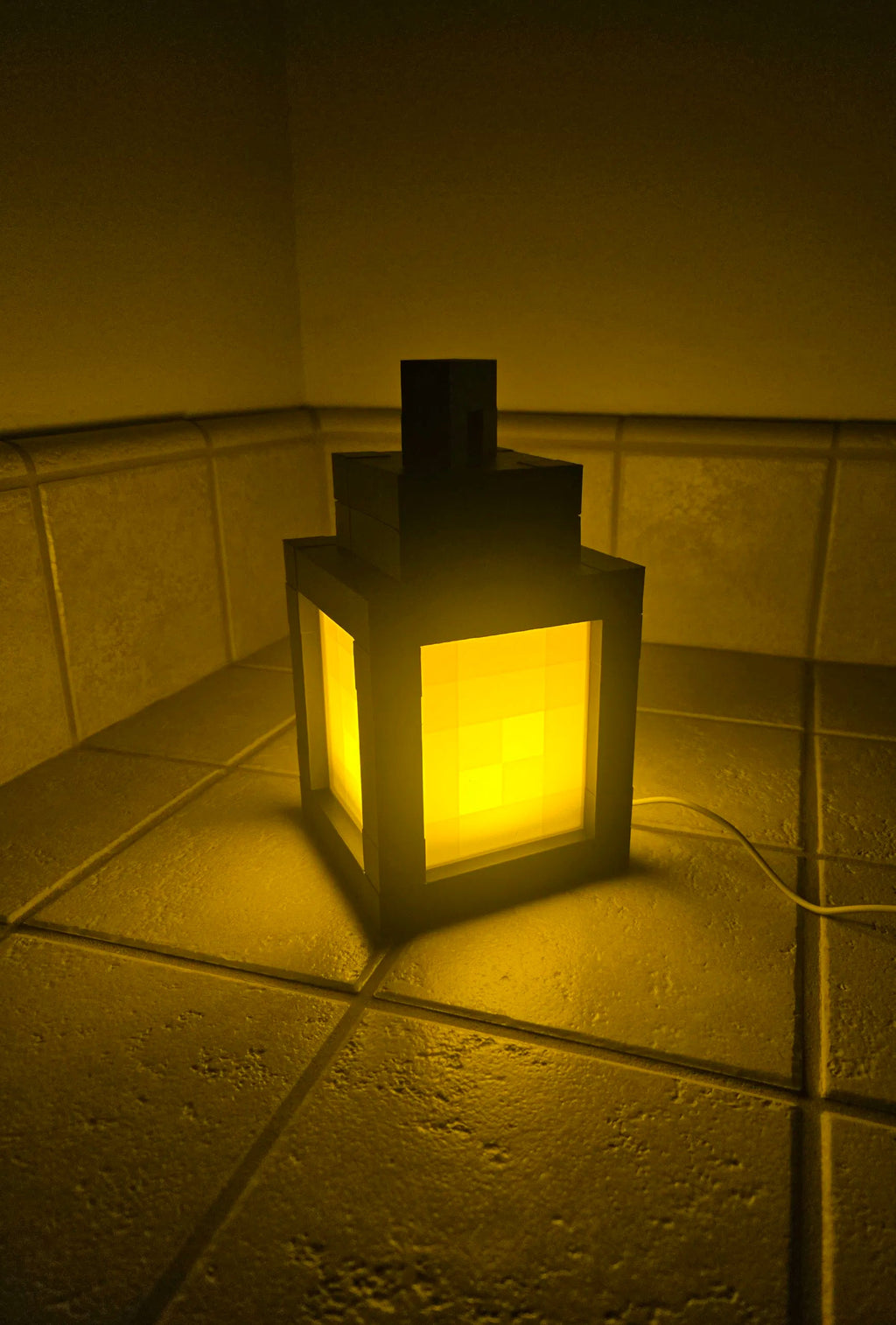 Large Minecraft RGB Lantern | app & remote CoffeeGamerStore