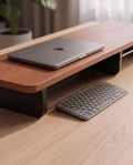 Desk Shelf Made of Natural Wood