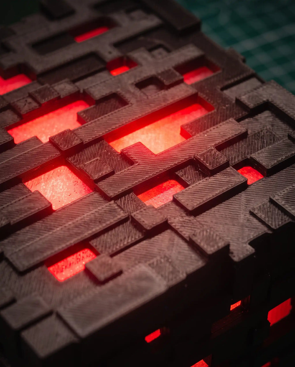Minecraft RGB Cube Ore Lamp — App & Remote