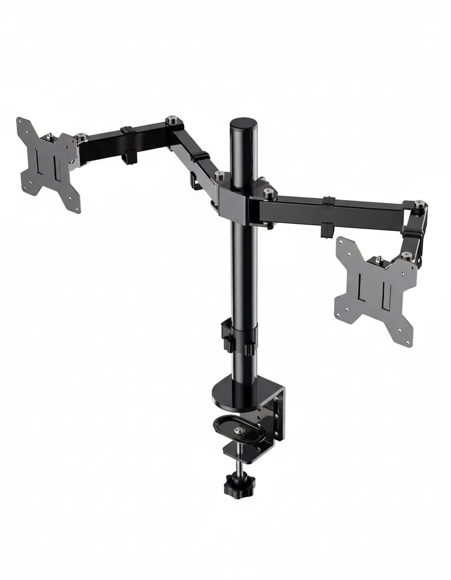 Metal Daul Monitor Stand CoffeeGamerStore