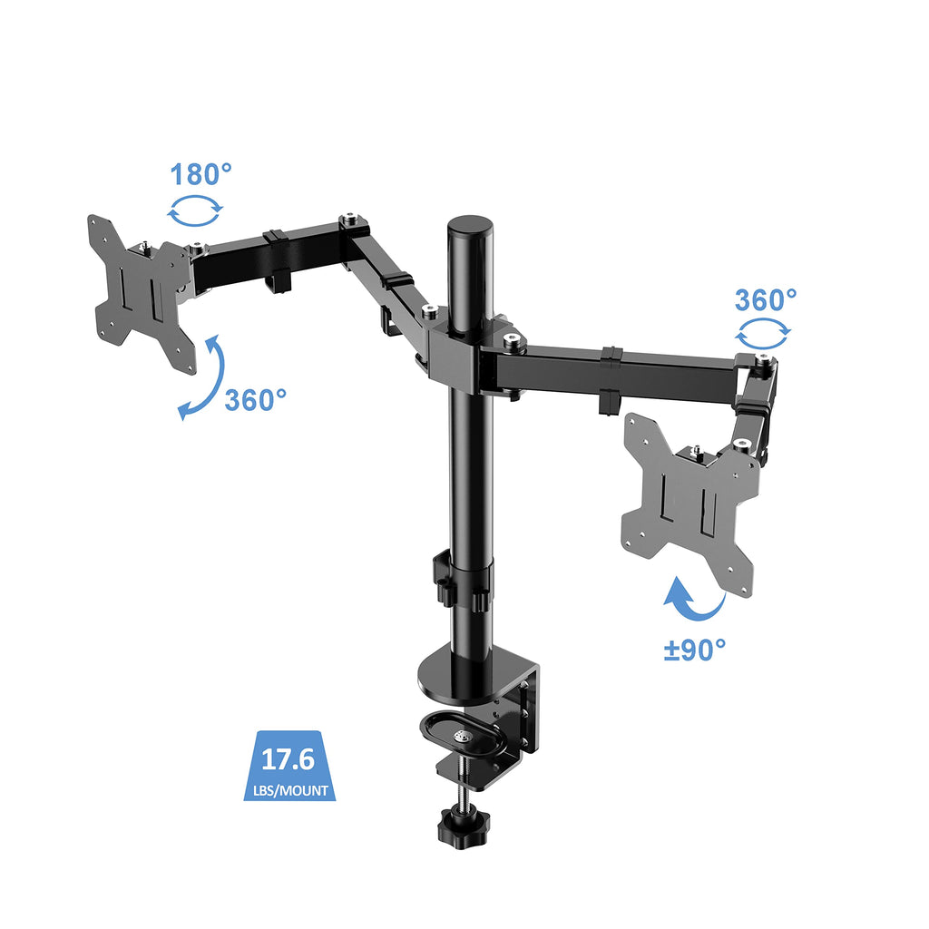 Metal Daul Monitor Stand CoffeeGamerStore