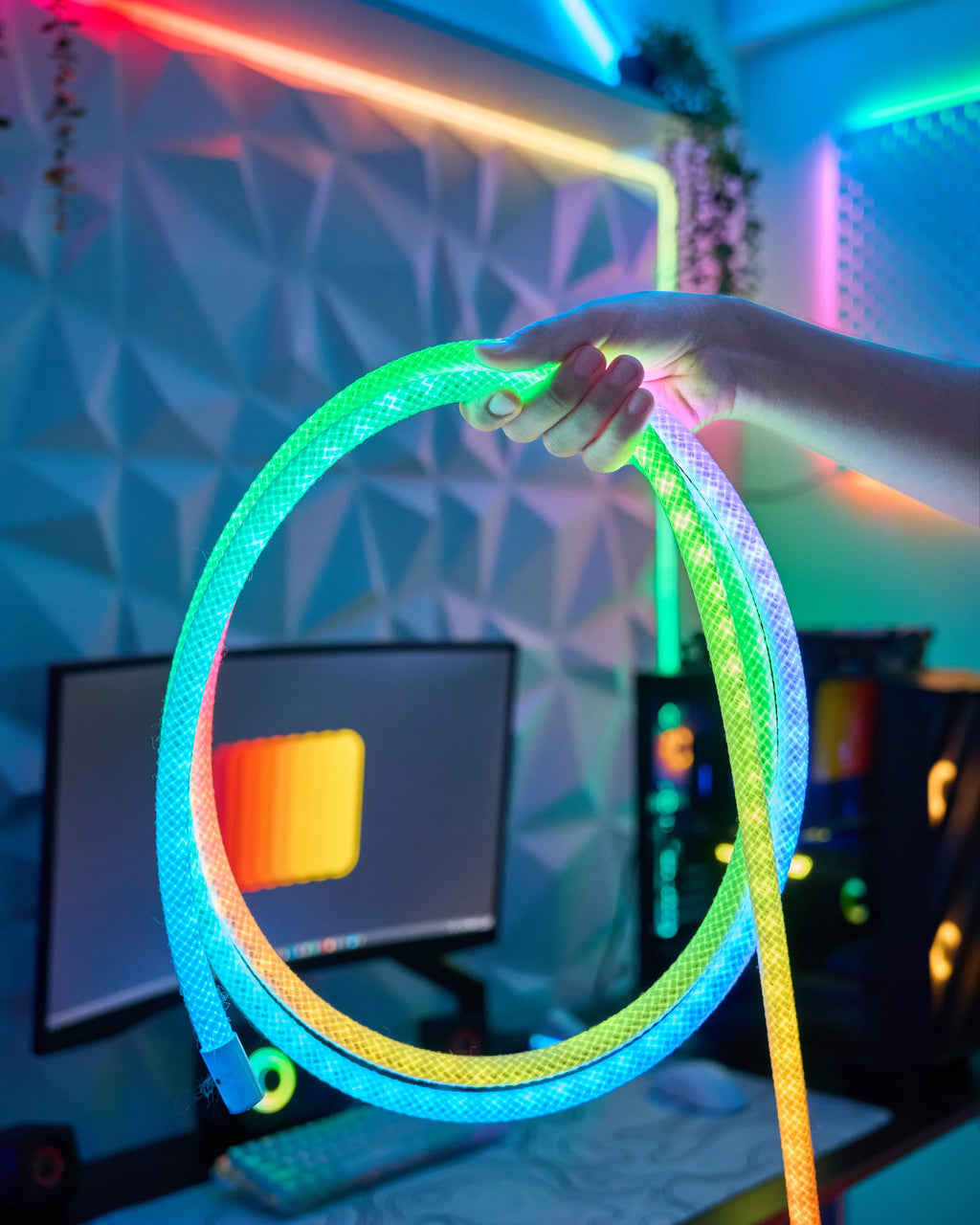 RGBIC LED strip light kit, photo 1